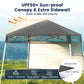 7 x 7 FT Pop-Up Canopy Tent with 1 Push Center Lock for Sports Picnic Camping
