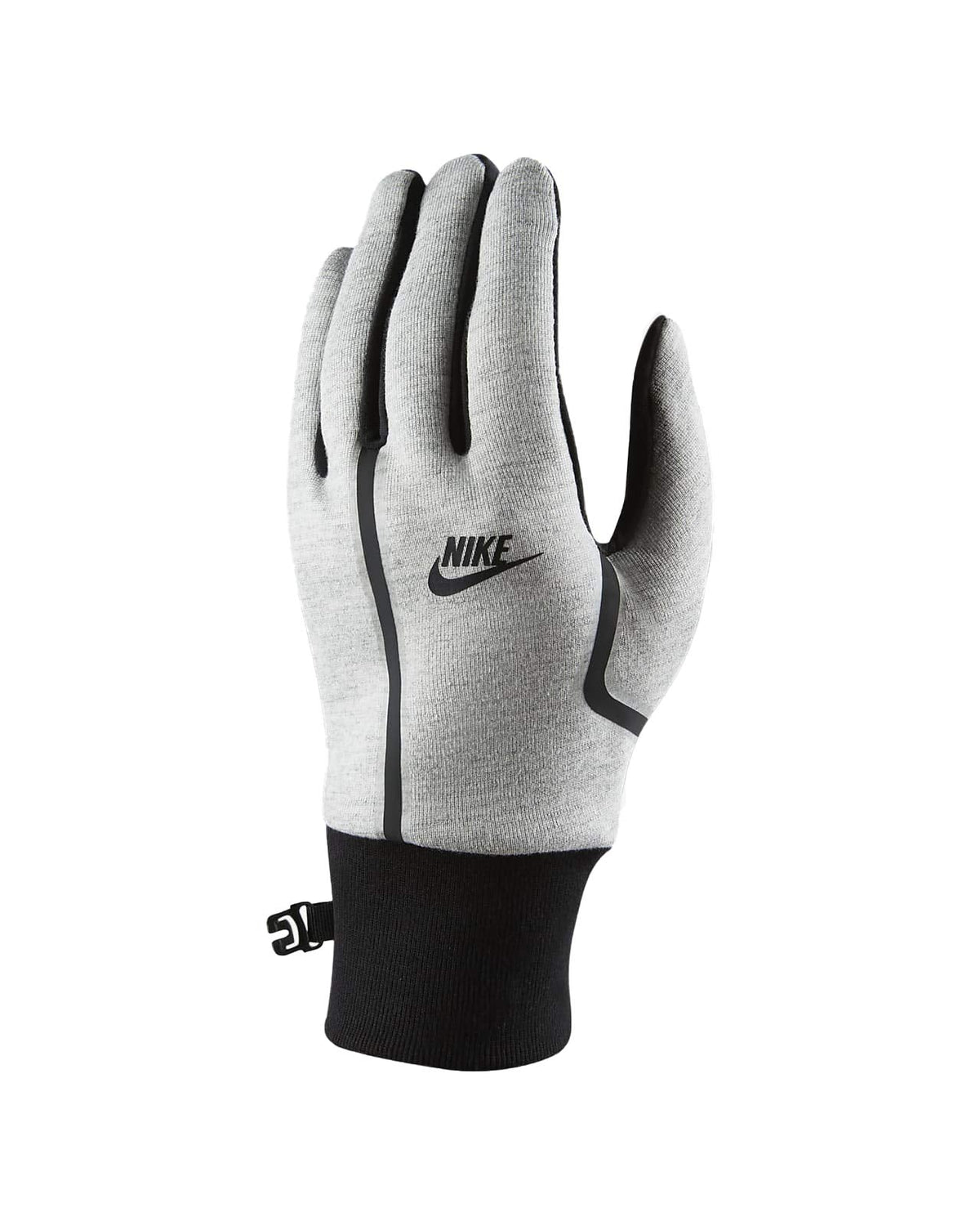 NIKE Unisex - Guantes Tech Fleece Gris S/M