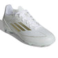 adidas F50 League Firm/Multi Ground Sneaker White/Gold Metallic/White 2.5 US Unisex Little Kid