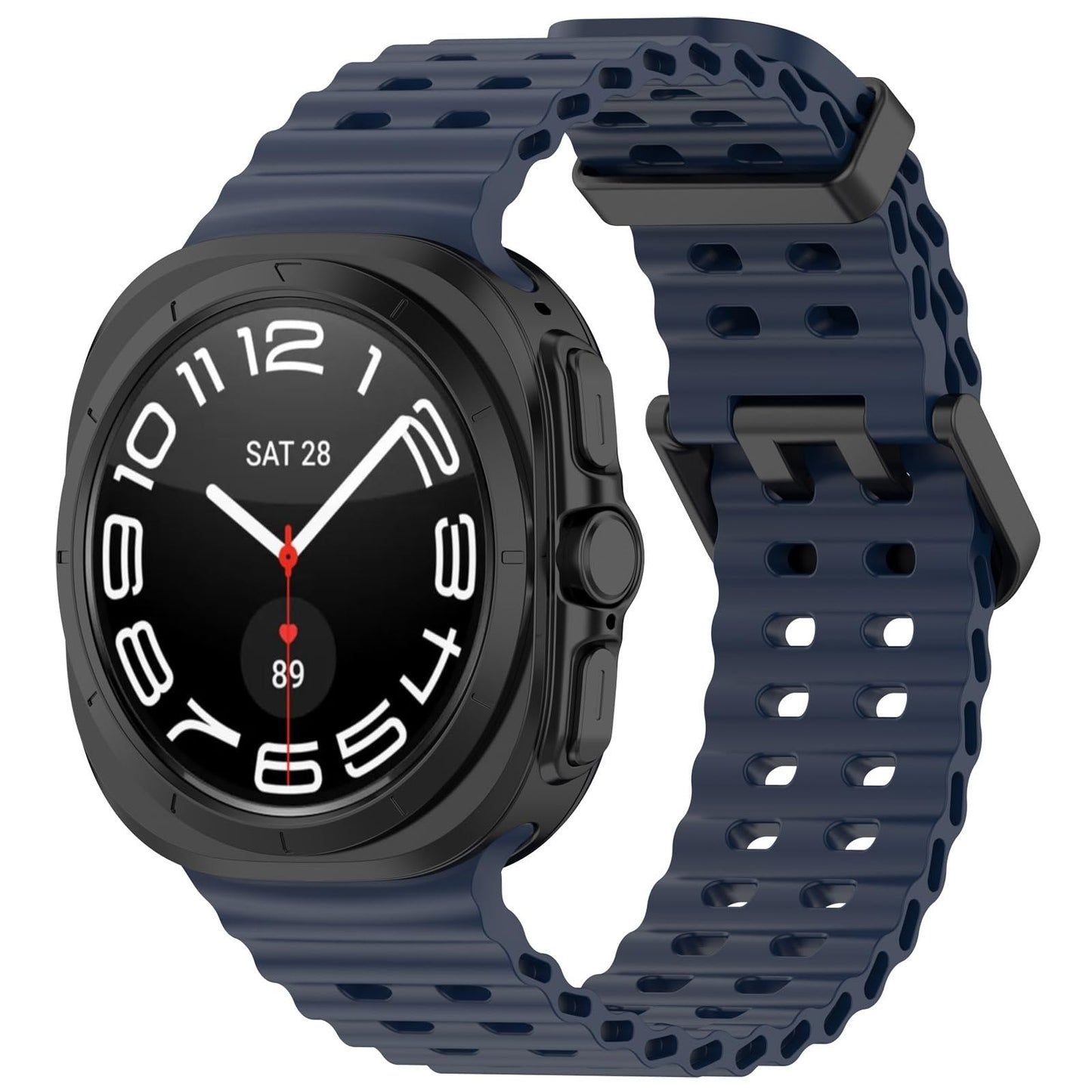Correas Galaxy Watch Ultra compatibles con la correa de silicona Samsung Watch Ultra de 47 mm para Samsung Watch Ultra de 47 mm. Correas de reloj para mujeres y hombres. Accesorio de repuesto compatible con la correa Samsung Galaxy Watch Ultra.