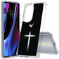 VIBECover Funda delgada compatible con Motorola Edge Plus 5G UW 2022/ Edge+ 2022/ Edge 30 Pro (no Edge Plus 2023) Cubierta flexible de TPU Total Guard Fina y ligera Impreso en CA Dove Cross