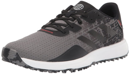 adidas Mens S2g Spikeless Golf Shoes Grey Four/Core Black/Grey Six 11.5 Wide