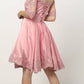 Juliet 804 Short Dress Off-Shoulder with Appliques