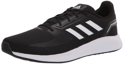 adidas Mens Runfalcon 2.0 Running Shoe Black/White/Grey 11