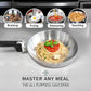 10-Inch Chef Skillet – Quick & Even Heat Distribution – Lightweight Cast Aluminum Frying Pan