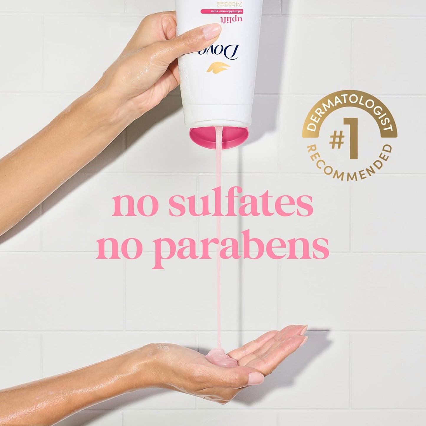 Dove Sakura Body Wash Revitalizante Sakura Blossom y Yuzu para una Piel Suave como la de una Loción por 24 horas Limpiador Humectante para la Piel sin Sulfatos ni Parabenos 908 ml