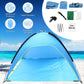 Beach Tent Outdoor Waterproof Tent Canopy for 4-6 Person with 3 Door Openings Carrying Bag UPF50+ Easy Setup for Beach Picnic Camping Hiking Adventure