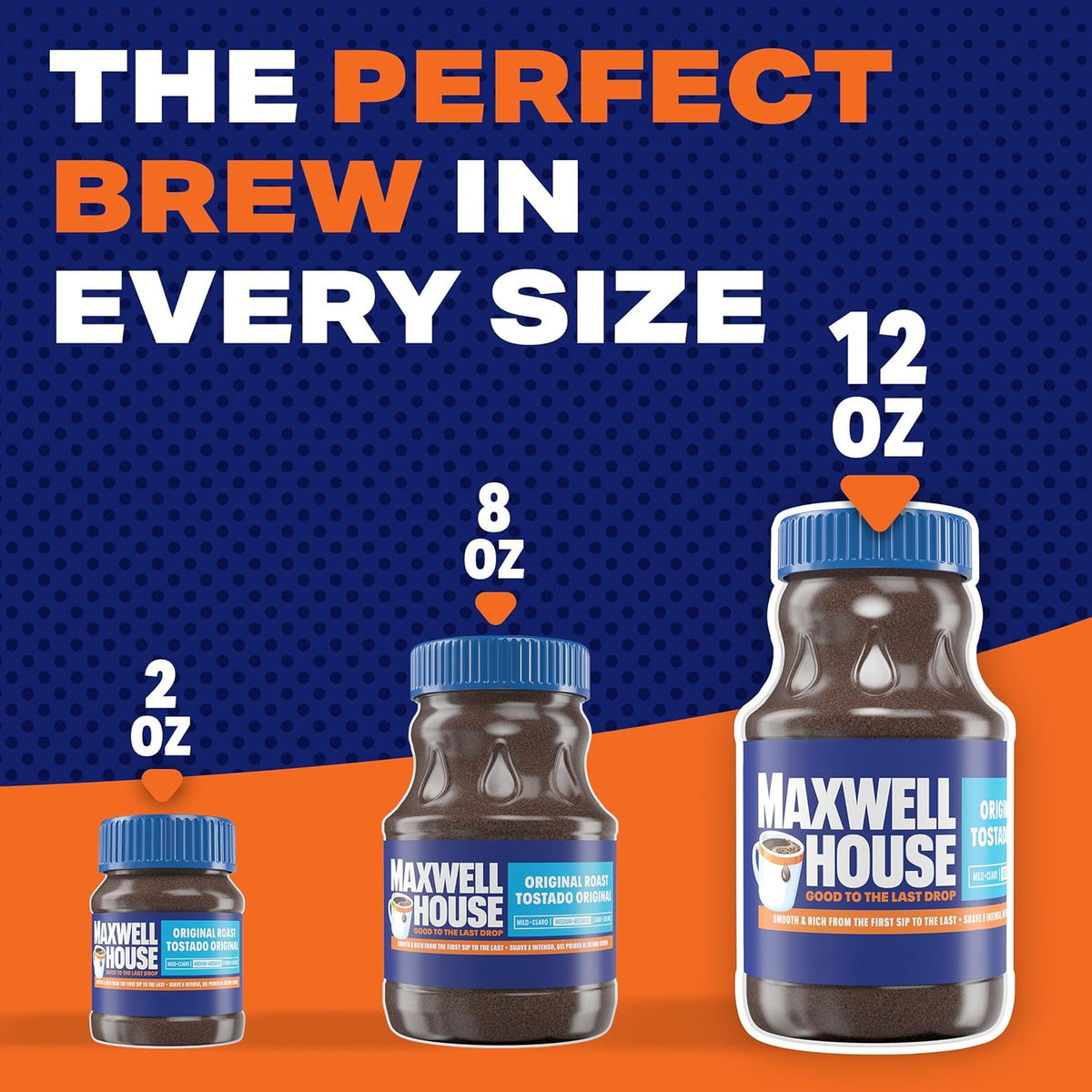 Café Soluble Tostado Medio Original Maxwell House (Tarro de 12 oz)