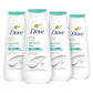 Dove Gel de Ducha Piel Sensible Paquete de 4 Hipoalergénico, Sin Parabenos, Sin Sulfatos, Libre de Crueldad Animal, Limpiador Hidratante para la Piel Elimina Eficazmente las Bacterias Mientras Nutre la Piel 591 ml