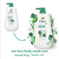 Gel de ducha Dove con dosificador Aloe & Eucalipto Tonificante Para una piel suave como la de una loción durante 24h Limpiador hidratante sin sulfatos ni parabenos 907 g
