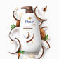 Dove Jabón Líquido Corporal con Dosificador Restore Coco y Manteca de Cacao para Piel Suave como Loción por 24 horas Limpiador Humectante para Piel sin Sulfatos ni Parabenos 907 g