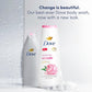 Jabón corporal Dove 4 unidades Renovación de peonía y aceite de rosa para una piel renovada y de aspecto saludable, limpiador suave con microhumectación renovadora 24 horas, 20 oz