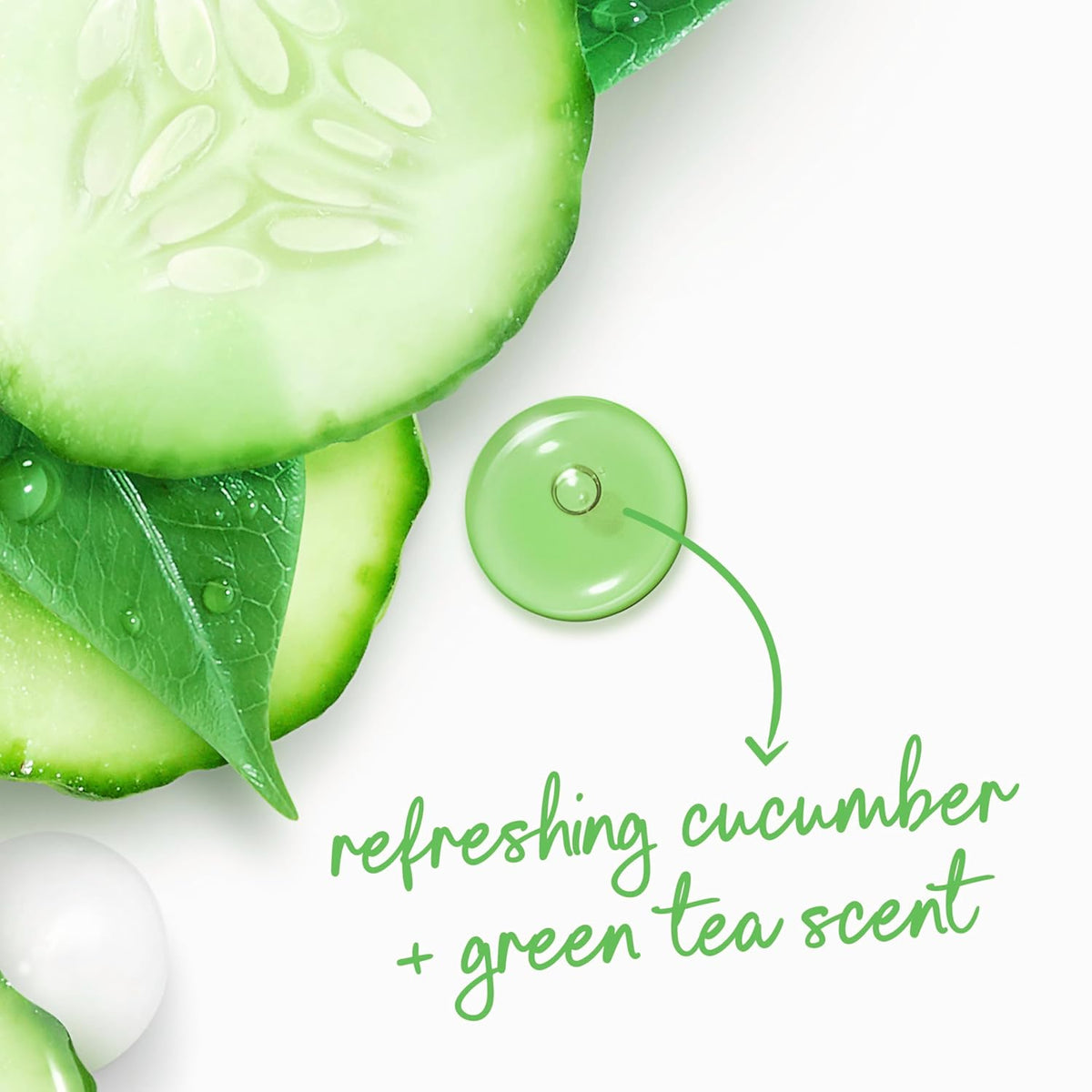 Dove Gel de Ducha con Dosificador Refrescante Pepino y Té Verde para Piel Suave como la Loción por 24h Limpiador Corporal Hidratante Sin Sulfatos Sin Parabenos 909 g