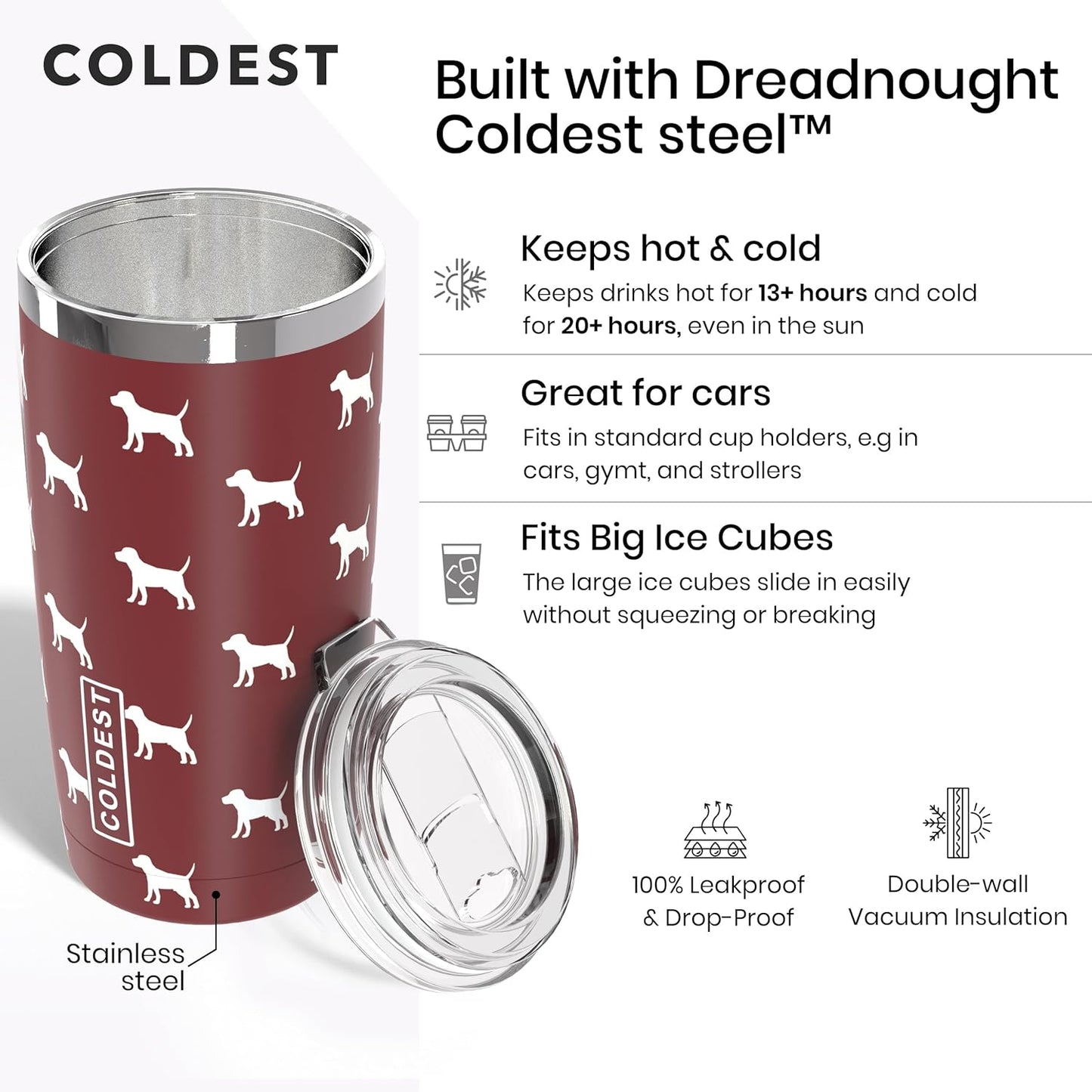Vaso térmico Coldest de 20 oz v2