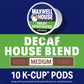 Cápsulas de café Maxwell House descafeinado, tueste medio, mezcla House Blend, 10 unidades