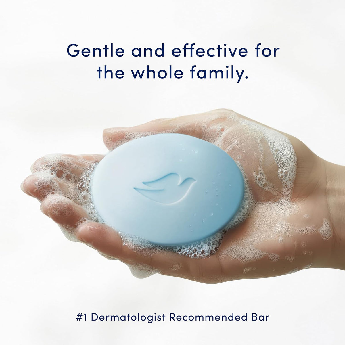 Dove Jabón en Barra Antibacterial Care, 6 Unidades, para una Piel Limpia e Hidratada, Elimina Bacterias, 3.75 oz