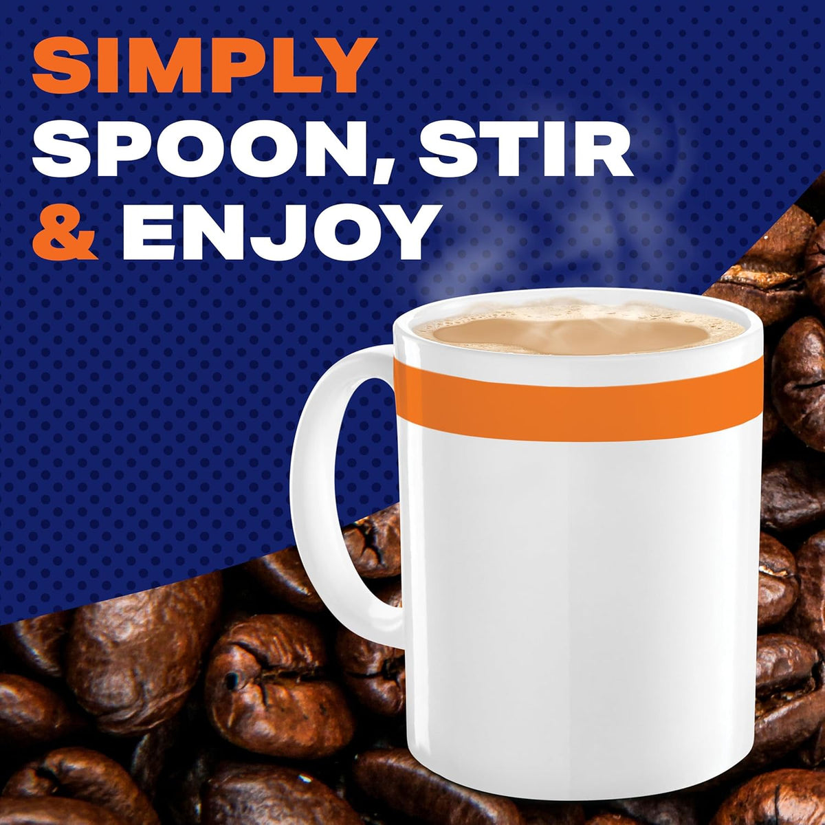 Maxwell House Mezcla para Bebida Instantánea Estilo Café, Fácil de Preparar, 1 Bote, para un Café Rápido por la Mañana o un Gusto por la Tarde, Café Avellana, Lácteo Kosher, 9 oz