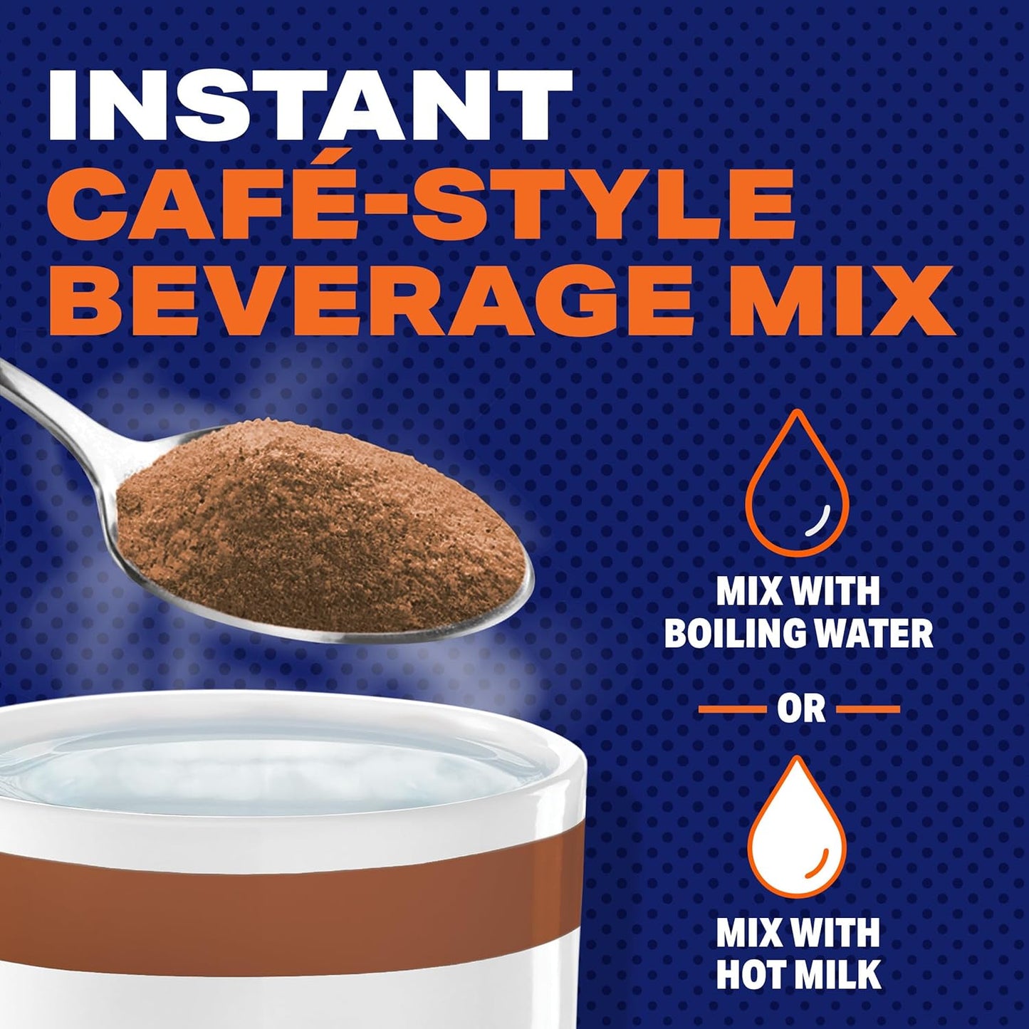 Maxwell House Mezcla para Bebida Instantánea Estilo Café, Fácil de Preparar, 1 Bote, para un Café Rápido por la Mañana o un Gusto por la Tarde, Café Avellana, Lácteo Kosher, 9 oz
