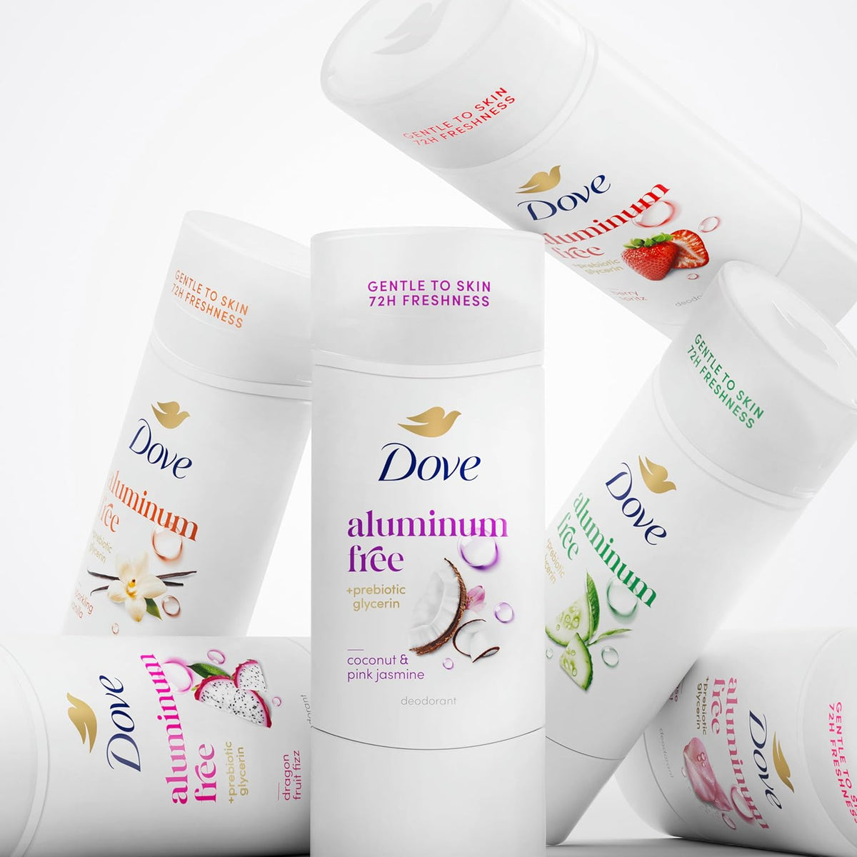 Desodorante en barra Dove Citrus Pop para 72 horas de protección contra el olor sin aluminio 2.4 oz