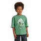 adidas Unisex Kids Disney Mickey Mouse T-Shirt Preloved Green/Off White