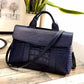 Women's Genuine Leather Alligator Print Large Capacity Bags