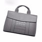 Women's Genuine Leather Alligator Print Large Capacity Bags