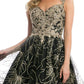 Juliet 838 Homecoming Short Dress Applique and Glitter