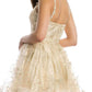 Juliet 838 Homecoming Short Dress Applique and Glitter