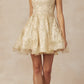Juliet 838 Homecoming Short Dress Applique and Glitter