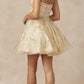 Juliet 838 Homecoming Short Dress Applique and Glitter