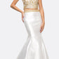 Cinderella Divine 84016 Beaded Bodice 2 Piece Mermaid Gown T-Back