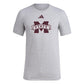 adidas Mens House T-Shirt Medium Grey Heather/Mississippi State University