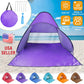 Pop Up Beach Tent Sun Shade Shelter Anti-UV Automatic Waterproof Tent Canopy for 2/3 Man w/ Net Window Storage Bag for Outdoor Beach Camping Fishing P