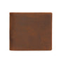 Men's Crazy Horse Leather Short Business Horizontal Men's Wallets