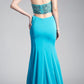 Cinderella Divine 85201 Keyhole Bodice Long Dress Side Cut-Outs