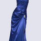 CLEARANCE - Cinderella Divine 8530 Satin Dress Ruched Bodice Sweetheart
