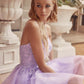 Vestido de muñeca corto con apliques florales Juliet 860