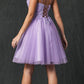 Vestido de muñeca corto con apliques florales Juliet 860