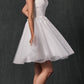 Vestido de muñeca corto con apliques florales Juliet 860