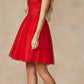Vestido de muñeca corto con apliques florales Juliet 860