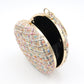 Women's Style Dinner Round Woolen Clutch Grade Evening Bags