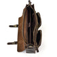 Men's Crazy Horse Leather Genuine Computer Work For Men's Briefcases