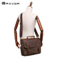 Men's Retro Crazy Horse Leather Oil Wax Shoulder Bags