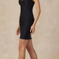 Vestido de fiesta de bienvenida ajustado Juliet 869 con corsé en la espalda