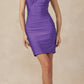 Vestido de fiesta de bienvenida ajustado Juliet 869 con corsé en la espalda