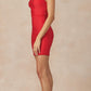 Vestido de fiesta de bienvenida ajustado Juliet 869 con corsé en la espalda
