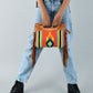 Western Leather Clutch Tooling Purse