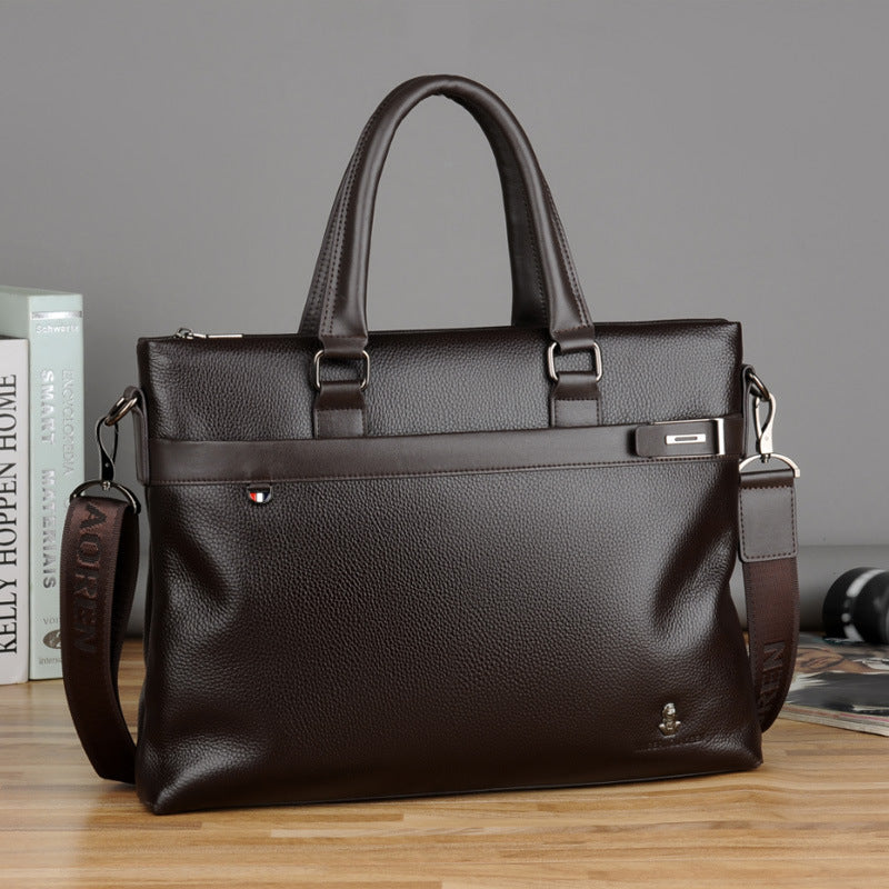 For The Elderly Trend Single Official Men's Handbags