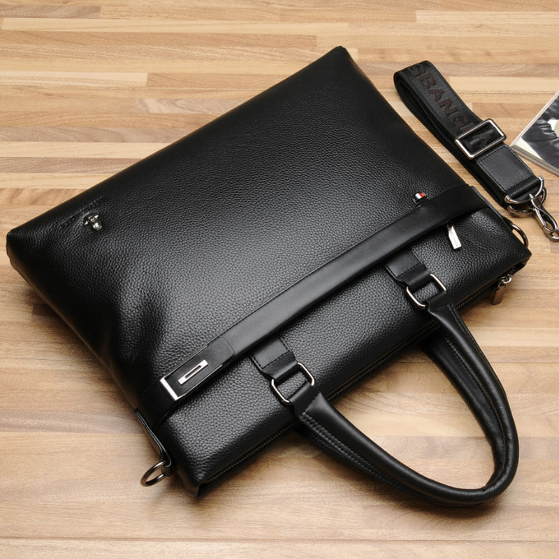 For The Elderly Trend Single Official Men's Handbags