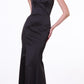 Cinderella Divine 8792 Strapless Sweetheart Neckline Mermaid Satin Gown